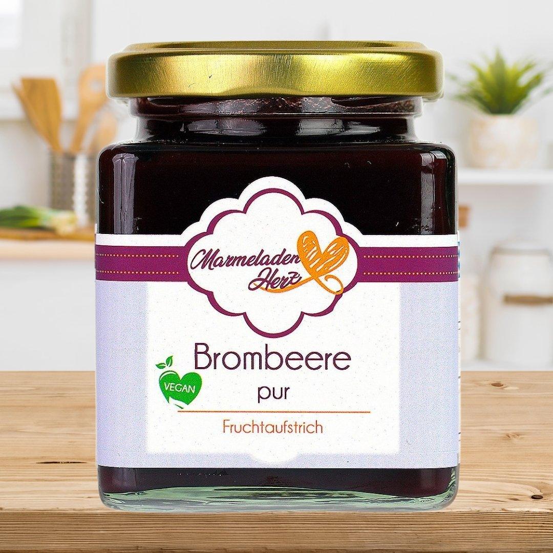 Brombeere pur Fruchtaufstrich - Marmeladenherz