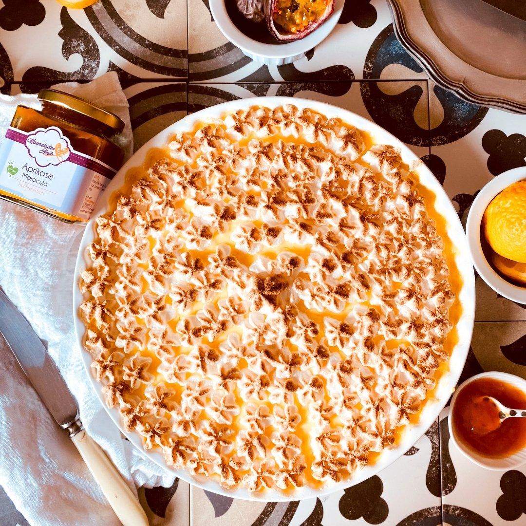 Zitronen -Baiserkuchen 🍋 - Marmeladenherz