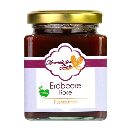 Erdbeere Rose Fruchtaufstrich