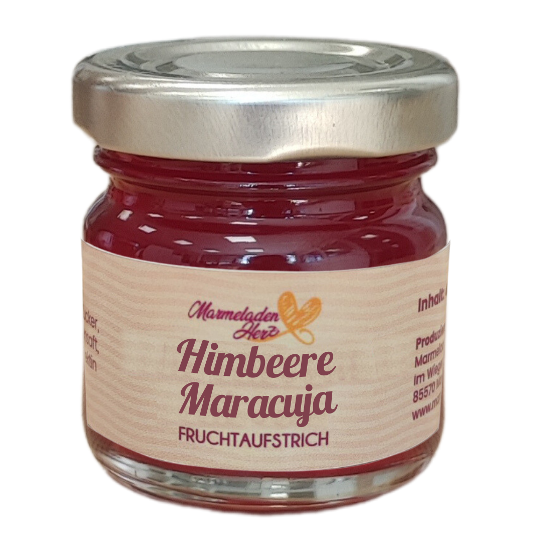 Mini Himbeere Maracuja Fruchtaufstrich 40 g