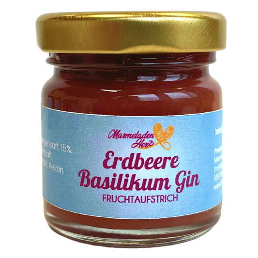 Mini Erdbeere Basilikum Gin 40g