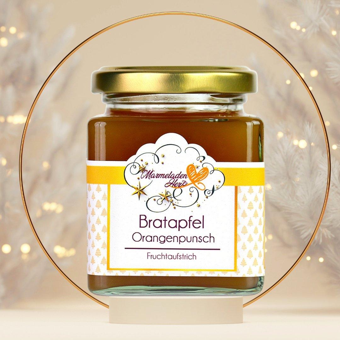 Bratapfel Orangenpunsch - Marmeladenherz