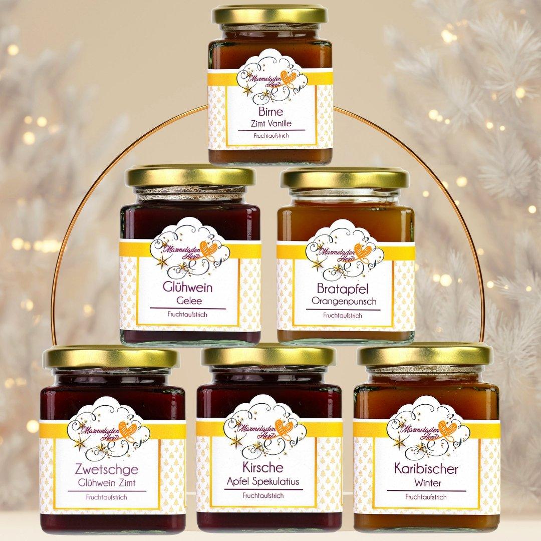 Marmeladenset "Winterfrühstück" - Marmeladenherz